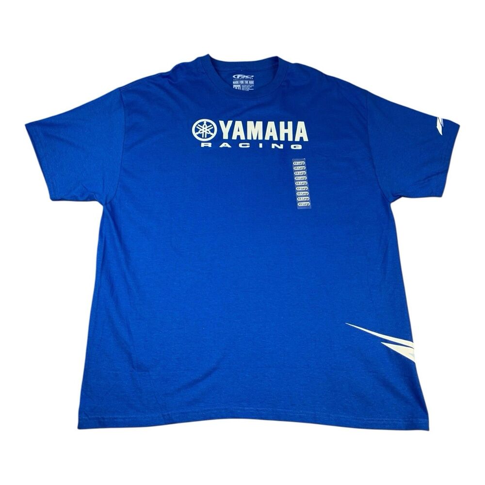 Yamaha Racing Men's FX Factory Effex Short Sleeve T-Shirt Blue Size XXL NEW